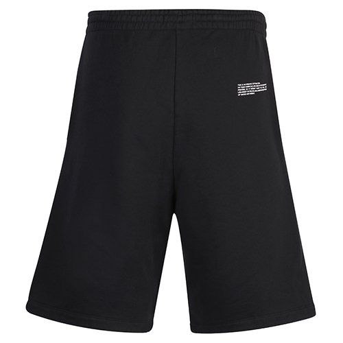 Mens Black Branded Sweat Shorts 108511 by Replay from Hurleys