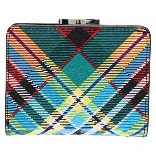 Anglomania Womens Green Shuka Tartan Small Wallet 36251 by Vivienne Westwood from Hurleys