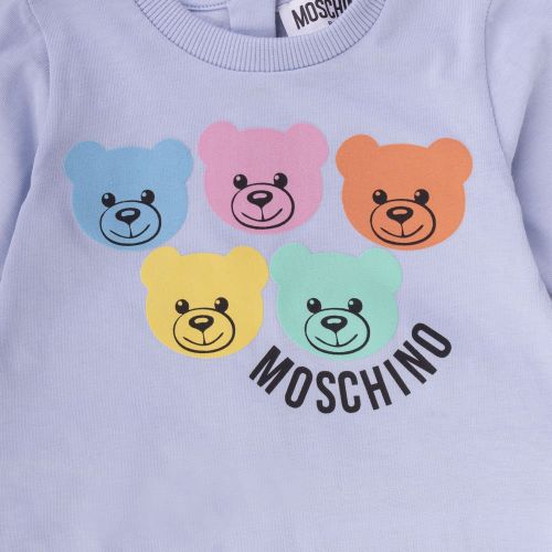 Baby Blue Belle Organic Babygrow Gift 101293 by Moschino from Hurleys