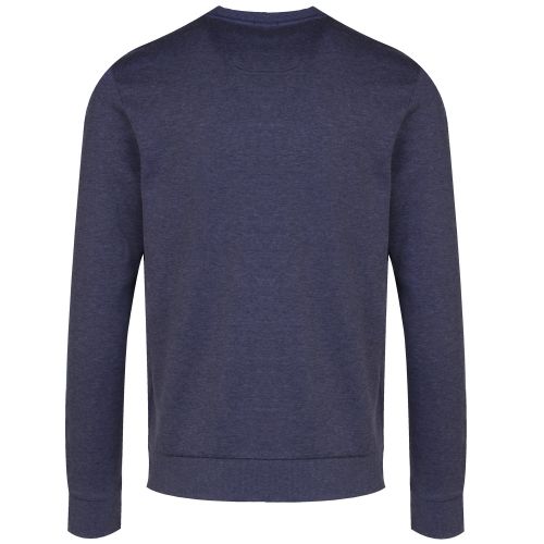 Athleisure Mens Navy Salbo Logo Crew Neck Sweat Top 38760 by BOSS from Hurleys