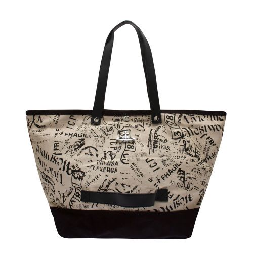 Womens Beige Utility Canvas Shopper Bag 86137 by Vivienne Westwood from Hurleys
