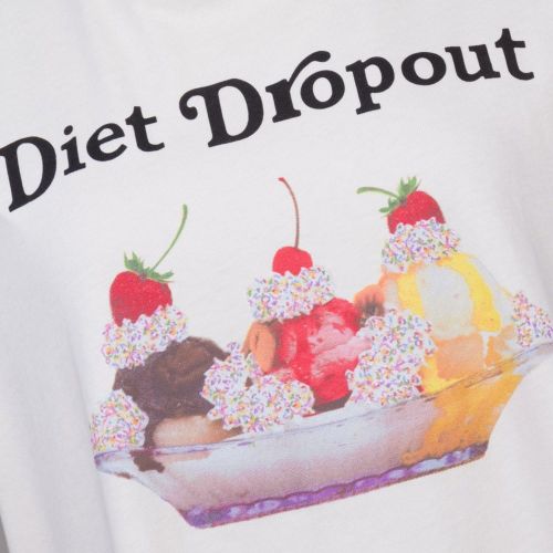 Womens Vanilla Latte Diet Drop Out Heights S/s Tee Shirt 66697 by Wildfox from Hurleys