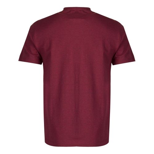 Mens Burgundy Melange Train Logo Series S/s T Shirt 30567 by EA7 from Hurleys