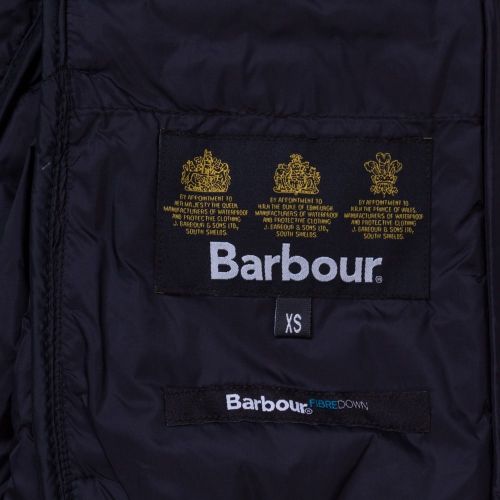 Boys Black Crossover Quilted Jacket 65751 by Barbour from Hurleys