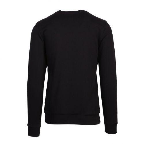 Mens Black Circle Logo Sweat Top 96770 by Replay from Hurleys