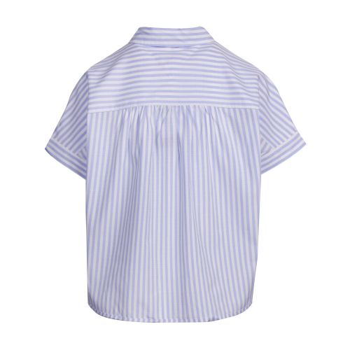 Tommy Jeans White/Blue Stripe Knot Blouse 74629 by Tommy Jeans from Hurleys