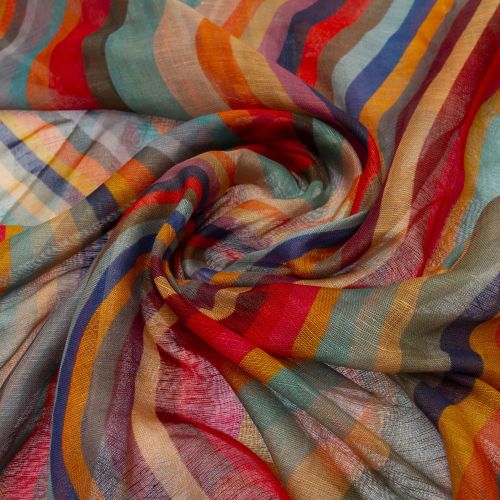 Womens Swirl Lightweight Scarf 83199 by PS Paul Smith from Hurleys