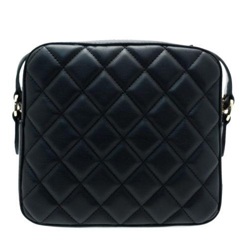 Womens Black Heart Quilted Cross Body Bag 66038 by Love Moschino from Hurleys