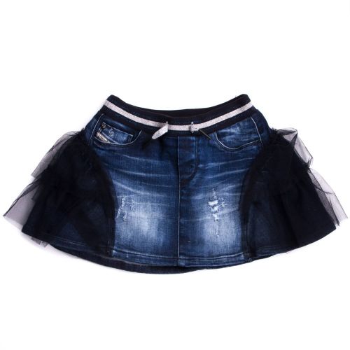 Girls Denim Frill Skirt 65113 by Diesel from Hurleys