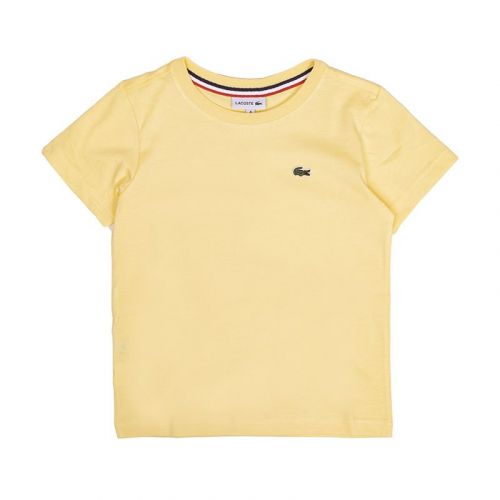 Boys Napolitan Yellow Classic S/s T Shirt 104911 by Lacoste from Hurleys