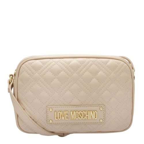 Womens Natural Diamond Quilted Camera Bag 89000 by Love Moschino from Hurleys