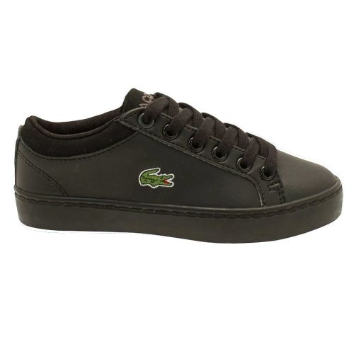 Boys Black Straightset Trainers 7345 by Lacoste from Hurleys