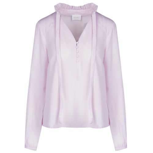 Womens Lilac Snow Vsiggy Bow Blouse 35774 by Vila from Hurleys