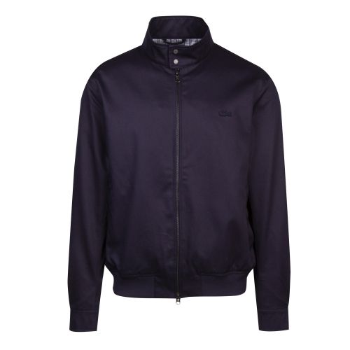 Mens Dark Navy Branded Zip Through Jacket 59271 by Lacoste from Hurleys