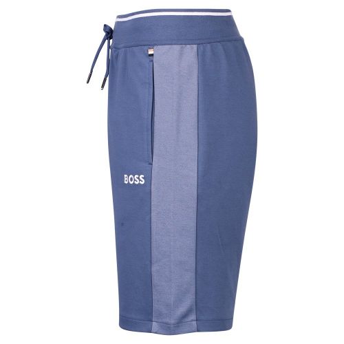 Mens Navy Poly Blend Sweat Shorts 107081 by BOSS from Hurleys