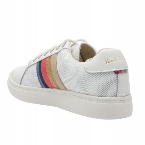 Womens White Lapin Stripe Trainers 43268 by PS Paul Smith from Hurleys