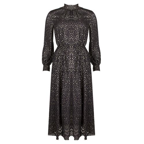 Womens Black Elsiie Georgette Midi Dress 34078 by Ted Baker from Hurleys