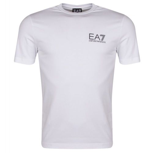 Mens White Training Logo Series S/s T Shirt 20331 by EA7 from Hurleys