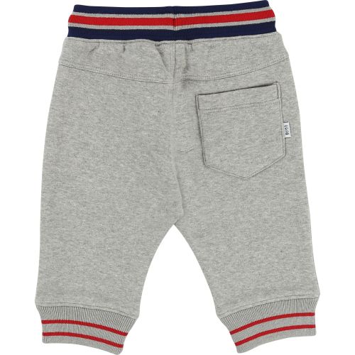 Toddler Grey Stripe Sweat Pants 28360 by BOSS from Hurleys