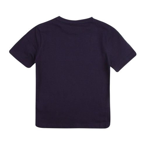 Boys Navy Graphic Logo S/s T Shirt 90316 by BOSS from Hurleys