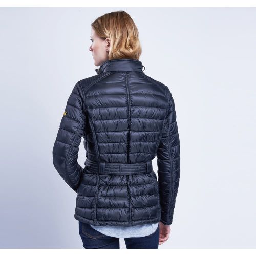 Womens Black Cadwell Quilted Jacket 12415 by Barbour International from Hurleys
