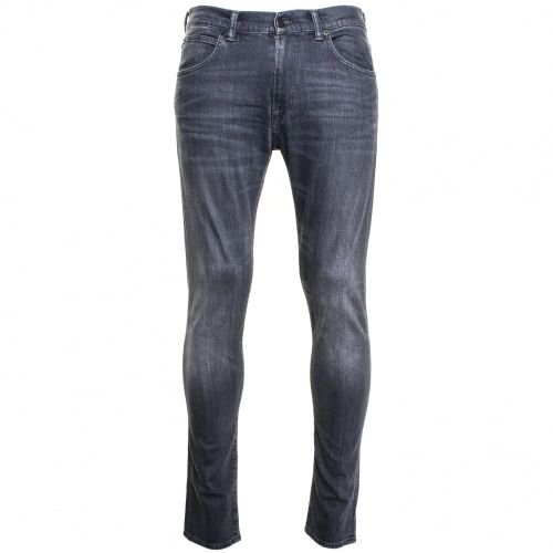 Mens 11.5oz F8DT Grey Dark Trip Wash ED-85 Slim Tapered Low Crotch Jeans 31312 by Edwin from Hurleys