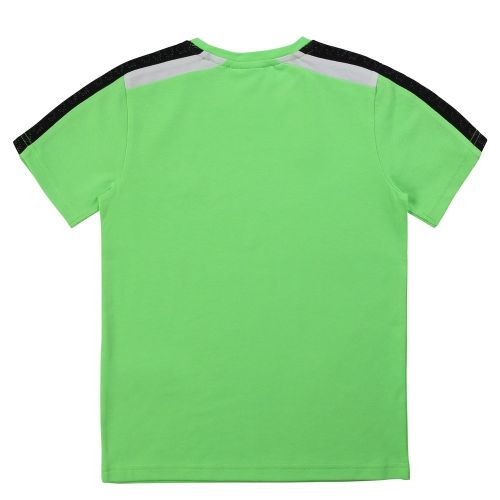 Boys Green Small Patch S/s T Shirt 56038 by BOSS from Hurleys