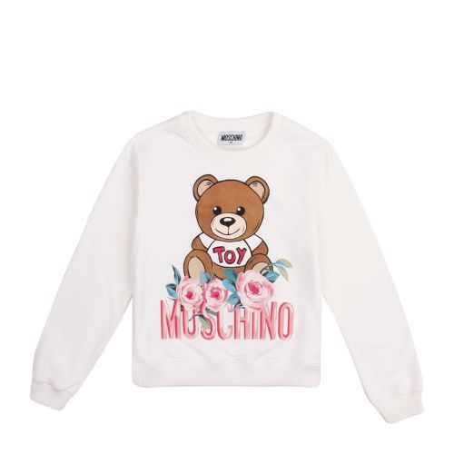 Girls Cloud Roses Toy Sweat Top 90667 by Moschino from Hurleys