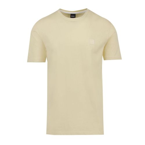 Casual Mens Light Yellow Tales S/s T Shirt 73690 by BOSS from Hurleys