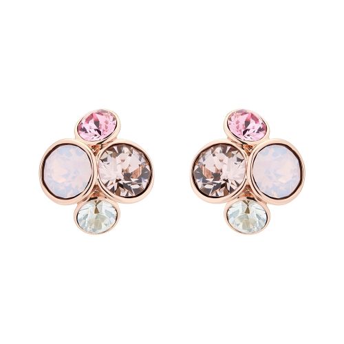 Womens Rose Gold/Pink Multi Lynda Cluster Studs 43560 by Ted Baker from Hurleys