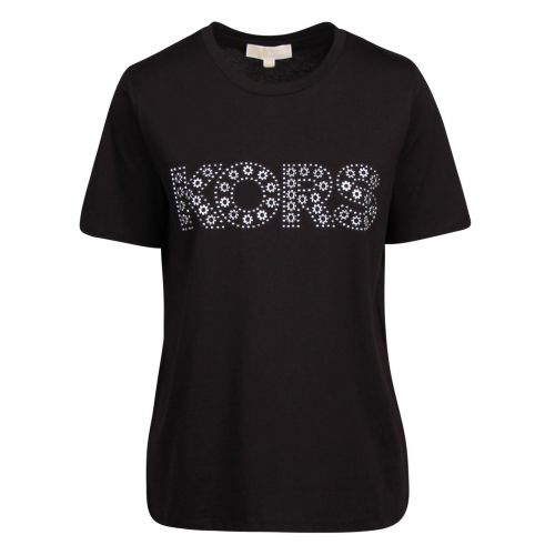 Womens Black Kors Studded S/s T Shirt 77089 by Michael Kors from Hurleys
