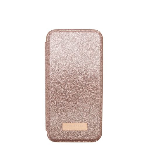 Womens Baby Pink Glitsie Glitter iPhone Case 34175 by Ted Baker from Hurleys