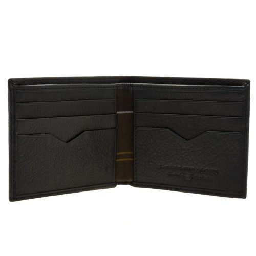 Lifestyle Mens Black Standard Leather Wallet 64831 by Barbour from Hurleys