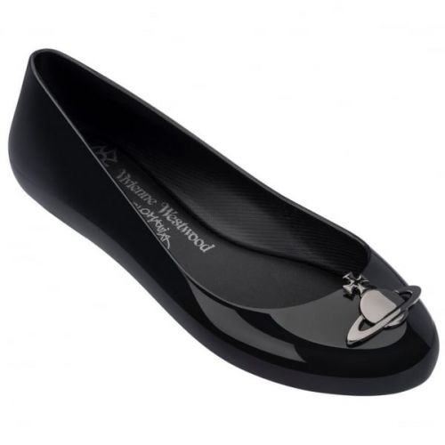 Vivienne Westwood Womens Black Orb Space Love 19 Shoes 19413 by Melissa from Hurleys