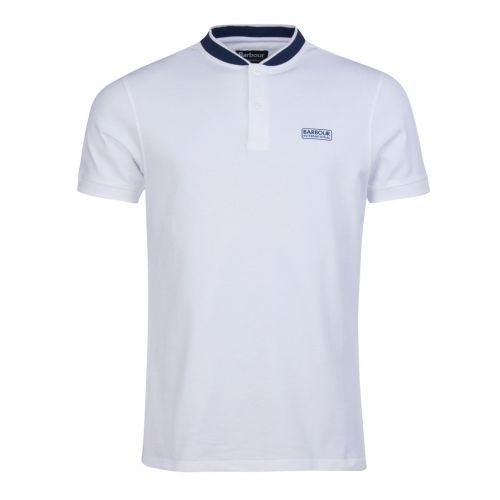 Mens White Tipped Sports S/s Polo Shirt 88332 by Barbour International from Hurleys