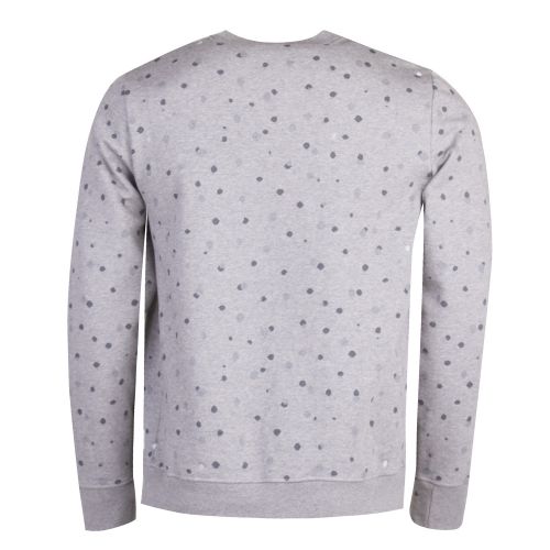 Mens Grey Melange Spot Crew Sweat Top 33903 by PS Paul Smith from Hurleys