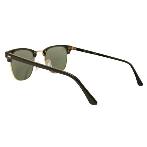 Ebony/Arista/Green RB3016 Clubmaster Sunglasses 9655 by Ray-Ban from Hurleys
