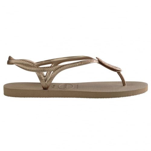Womens Rose Gold Luna Special Flip Flops 10293 by Havaianas from Hurleys