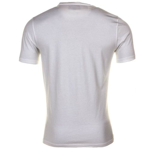Mens White Tyre Track S/s Tee Shirt 64704 by Barbour International from Hurleys