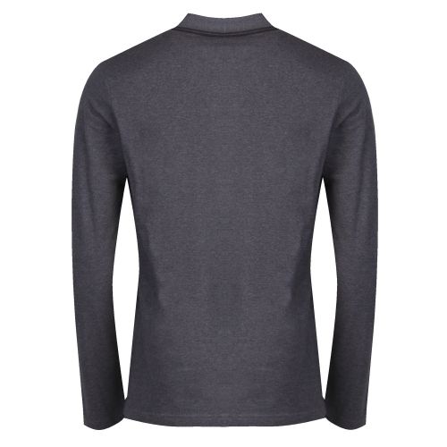 Mens Grey Marl Barton L/s Polo Shirt 34976 by Pretty Green from Hurleys