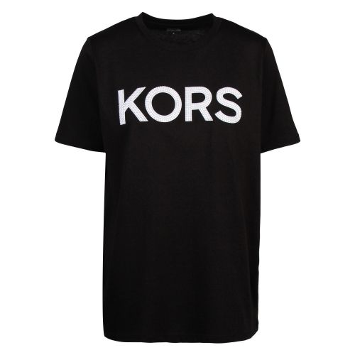 Womens Black Kors Stud S/s T Shirt 58658 by Michael Kors from Hurleys
