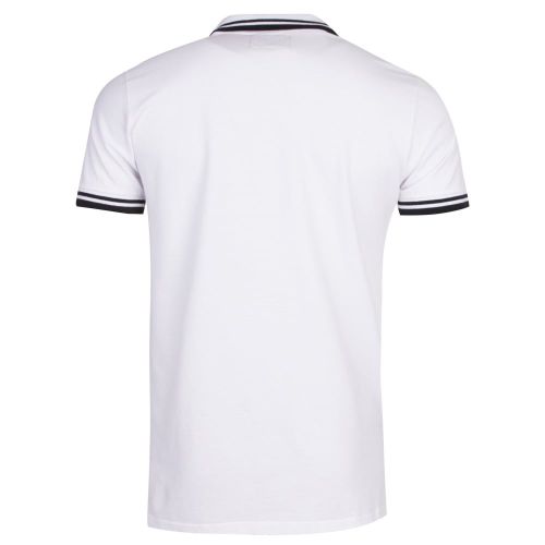 Anglomania Mens White Pique S/s Polo Shirt 20675 by Vivienne Westwood from Hurleys
