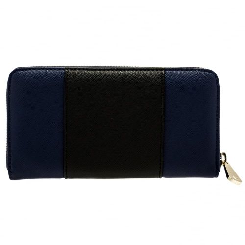 Black & Blue Faux Saffiano Purse 59103 by Armani Jeans from Hurleys
