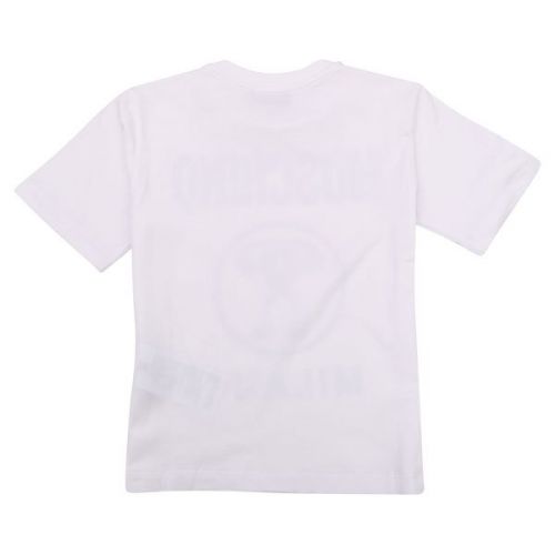 Boys White Milano Maxi S/s T Shirt 107677 by Moschino from Hurleys