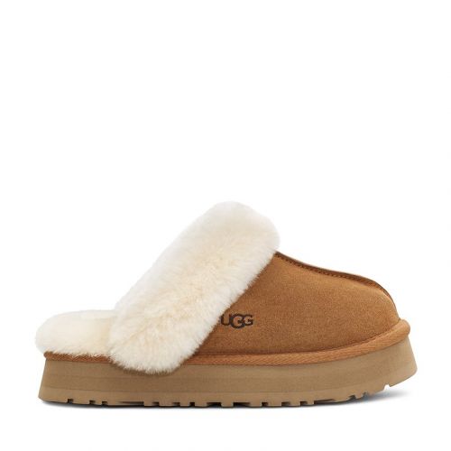 Womens Brown Chestnut Disquette Slippers 104988 by UGG from Hurleys