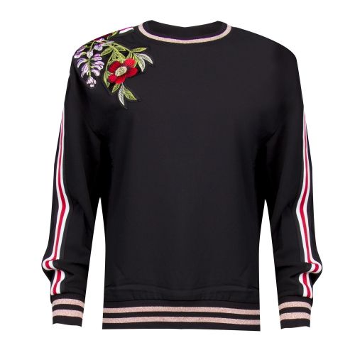 Womens Black Maddeyy Embroidered Sweat 29947 by Ted Baker from Hurleys