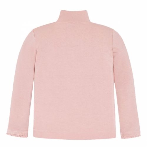 Girls Crystal Pink Chic Polo Neck L/s T Shirt 48412 by Mayoral from Hurleys