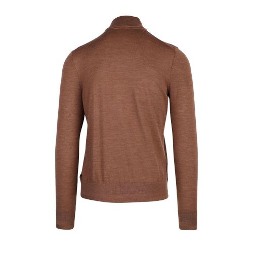 Mens Tan Tooting Half Zip Knitted 98354 by Ted Baker from Hurleys