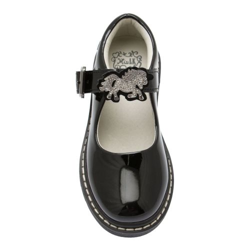 Girls Black Patent Bessie Unicorn Shoes (26-39) 75077 by Lelli Kelly from Hurleys