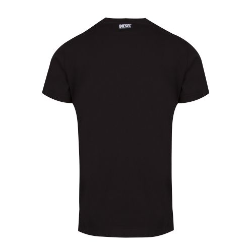 Mens Black T-Diego-B18 S/s T Shirt 50359 by Diesel from Hurleys